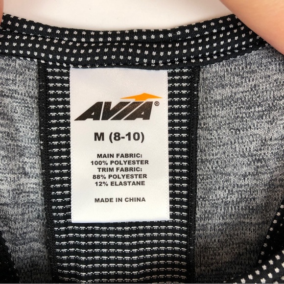 Avia Gray Exercise Tank Top Activewear - Picture 6 of 6